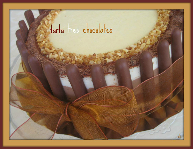 tarta 3 chocolates Alicia Malero