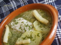 Patatas salsa verde