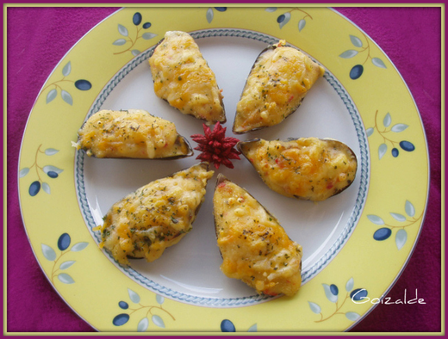 Mejillones rellenos