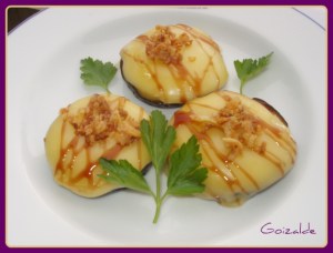 Berenjenas con camembert