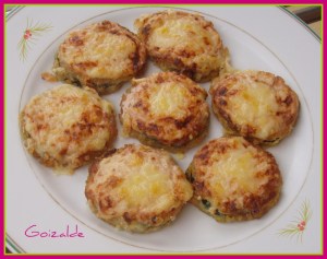 Pate y queso calabacín