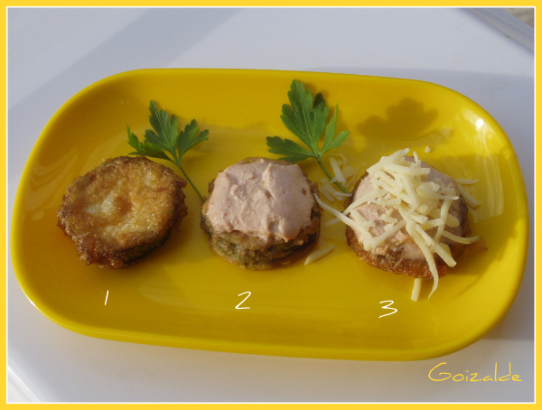 Pate queso calabacin