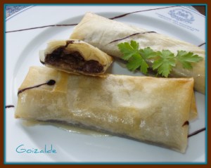 rollitos morcilla