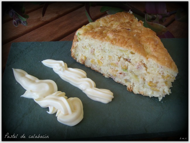 pastel calabacin BMR