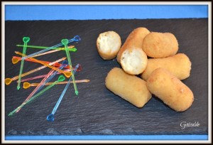 croquetas foie manzana