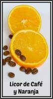 licor cafe naranja etiqueta