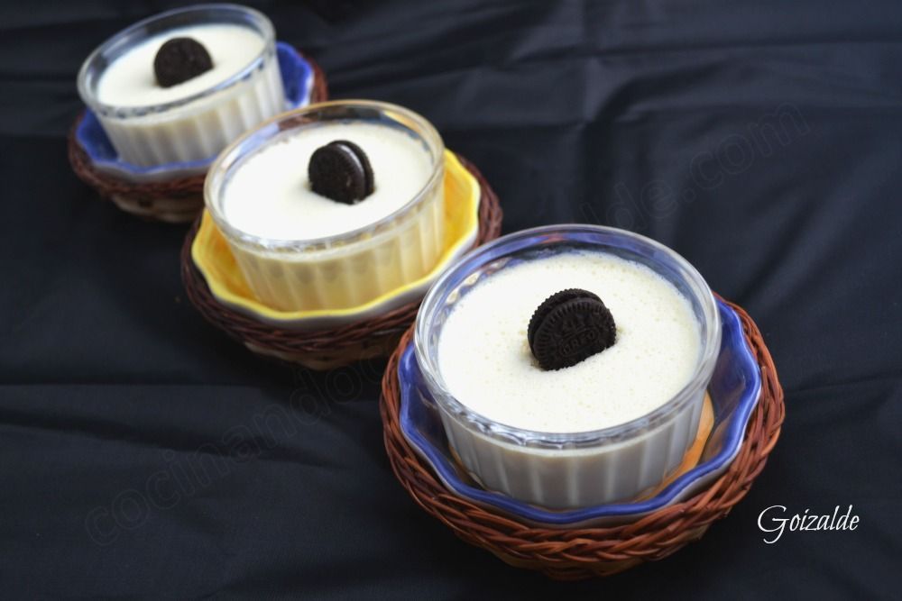 mousse tarta oreo y chocolate blanco